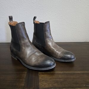 Frye Womens Brown Leather Chelsea Boots